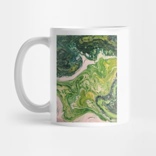 Abstract in Green XIV Mug